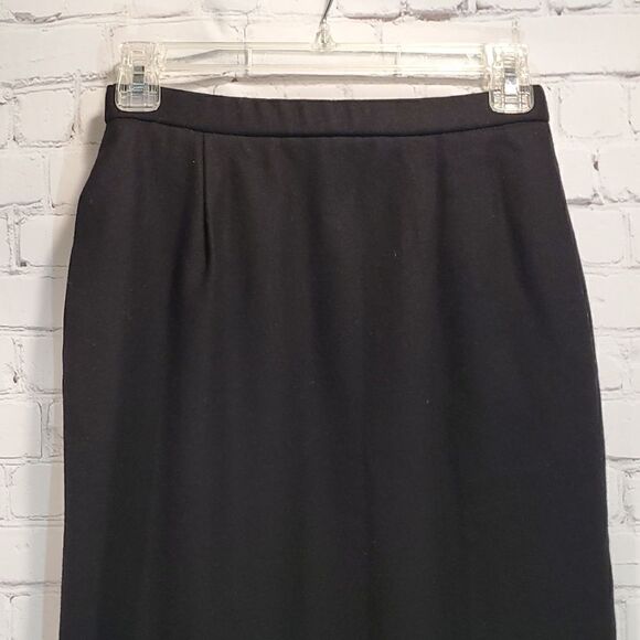 Pendelton petite black wool pencil skirt - Picture 2 of 10